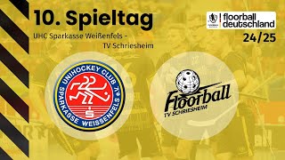 UHC Sparkasse Weißenfels vs TV Schriesheim  10 Spieltag  1 FloorballBL Herren 2425 [upl. by Lizbeth492]