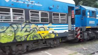 Tren 4521 TemperleyHaedo de 1640 con GM GT22 CW2 A922 entre Brian y Haedo PAN Don Bosco [upl. by Gisser]