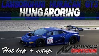 ACC  Lamborghini Huracan GT3 Hot Lap  Setup  Hungary 143434 [upl. by Arramat]