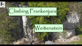 Climbing in Frankenjura at Weißenstein  Klettern im Frankenjura [upl. by Celka515]