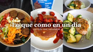 Lo que como en un día  Real y ❌ Restricciones recetassaludables recetasfaciles [upl. by Leesen]