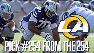 KT Leveston Reflects on time with Kansas St Looks ahead to NFL Future with Rams Big 12 [upl. by Marc]