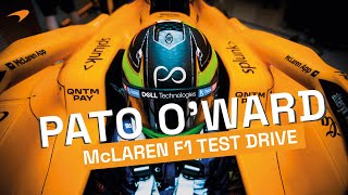 Pato OWard test drives a McLaren Formula 1 car [upl. by Jeu]