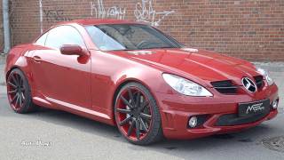 Modefied Red Mercedes Benz R171 SLK 55 AMG by MEC Design [upl. by Nino]