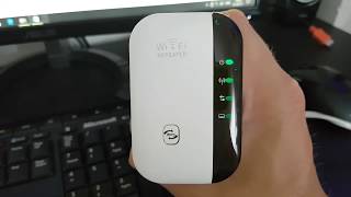 Wifi Repeater 300Mbps Signal Extender Booster Review Setup [upl. by Perrin]