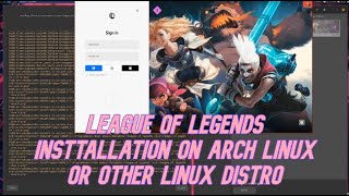 Tutorial Installingtroubleshotting league of legends on Arch Linuxother linux distro via lutris [upl. by Bernita]