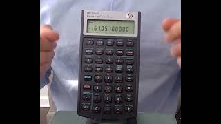 HP 10bII Financial Calculator Basic Tutorial [upl. by Aible]