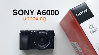 Unboxing the Sony A6000 Mirrorless Camera with 1650mm power zoom kit lens [upl. by Lemrej]