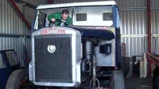 A Scammell Highwayman 1958 with leyland 680 pickfords [upl. by Ardnuas]