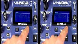 Novation MiniNova synth tutorial VocalTune Effect [upl. by Airdnua986]