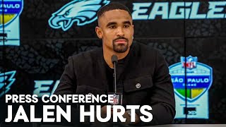 Postgame Press Conference Jalen Hurts  Green Bay Packers vs Philadelphia Eagles [upl. by Mickelson]