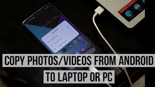 How to Transfer PhotosVideos from Android to LaptopPC  Transfer Any Files from Android to PC [upl. by Xyla]