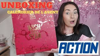 UNBOXING CALENDRIER DE LAVENT ACTION 2023 SPA [upl. by Assiron]