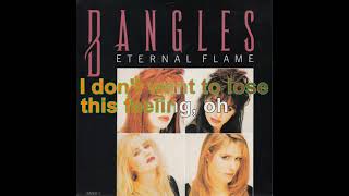 The Bangles  Eternal Flame Lyrics Audio HQ [upl. by Maureen]