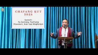 SHILLONG CHAVANG KUT 2024🌾  Pa Seimang Touthang President Kuki Inpi Meghalaya [upl. by Agata]