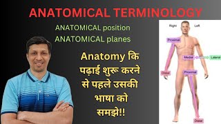 Anatomy terminology in hindianatomical positionsanatomical planesanatomical directional terms [upl. by Laise854]