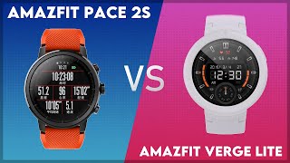 Amazfit Pace 2s vs Amazfit Verge Lite Comparison [upl. by Siusan]