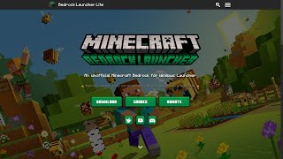 Download Bedrock Launcher Lite Minecraft Bedrock Launcher Downgrade 120 [upl. by Seabury]