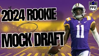 Superflex Rookie Mock Draft 110 [upl. by Annaeg]