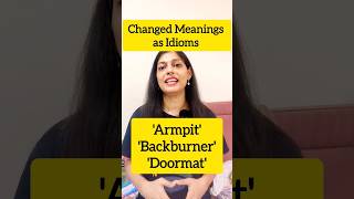 Understanding Doormat Backburner and Armpit Use as Idiomsquotenglishidiomsinuse ytshortsindia [upl. by Tenay]