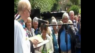 Blessing the Eyam Well Dressing [upl. by Aip]