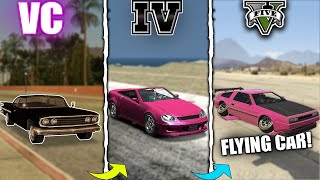 MOST UNIQUERARE Cars in GTA GAMES GTA 3 → GTA 5 [upl. by Epolulot650]