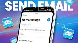 How to Send Email on iPhone  Simple Guide to Using the iPhone Mail App [upl. by Nnaeinahpets]