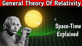 Einsteins General Theory of Relativity Explained in hindi  4D Space Time  Gravity [upl. by Nwahsyd]