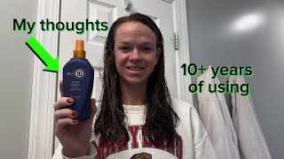 It’s a 10 Haircare Miracle Leavein plus Keratin founditonamazon haircare itsaten [upl. by Uyerta]