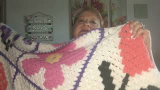 CornertoCorner C2C Crochet Flower Square Graphgan Blanket Patterns amp Update [upl. by Petronilla]