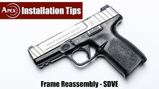 How To Reassemble The SDVE Frame [upl. by Ahsirat]