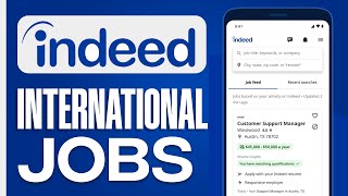 How To Find International Jobs On Indeed Full Guide [upl. by Ynamrej]