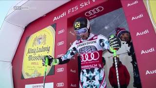 Marcel Hirscher  WINS GIANT SLALOM Garmisch 2017 2DG 150 sec [upl. by Wehner746]