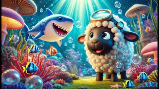 Baa Baa Black Sheep Visits Baby Shark 🐑🦈  Fun Kids Song  Sing amp Explore Together [upl. by Sacks]