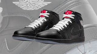 Air Jordan 1 Mid “Black Metallic Reimagined” [upl. by Yrrak]