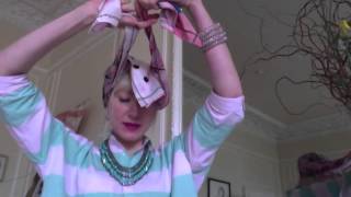 How to Style a Headscarf  3 VINTAGE 1940S STYLE  Age of Reason [upl. by Wendalyn]