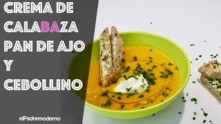 CREMA de CALABAZA Fácil  Recetas saludables [upl. by Tallula]