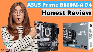 THE BEST MOTHERBOARD FOR 12th GEN INTEL I5 ASUS Prime B660MA D4 Review [upl. by Nryhtak]