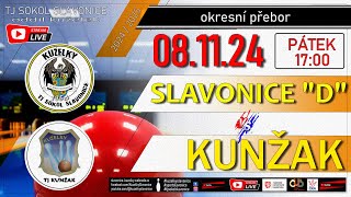 OP JH  08112024  Slavonice D vs Kunžak [upl. by Sherrie]