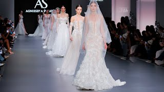 Azgniezka Swiatly Bridals Spring 2025  Barcelona Bridal Fashion Week  4K [upl. by Balac]