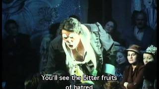 Pagliacci part 1  DomingoStratasZefferelli  English Subtitles [upl. by Jermayne]