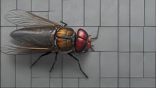 Tabanus bovinus Insects Horse fly Identify from front legs to around  Domestic Discovery [upl. by Winifield]