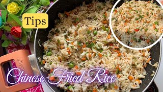 Perfect Restaurant Style Chinese Fried Rice Recipe  Veg Fried Rice  Chinese Platter  Tips Ideas [upl. by Anirec]