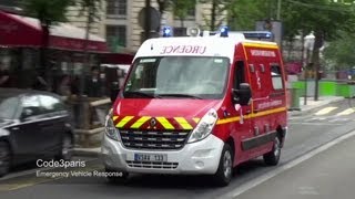 BSPP VSAV Collection  Paris Fire Dept Ambulances Collection [upl. by Drofnelg]