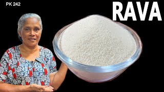 റവ വീട്ടിൽ ഉണ്ടാക്കാം  How to make Rava at home rava [upl. by Gusba]