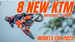 8 New KTM Motocross – 2 Stroke Models For 2025 [upl. by Corrinne]