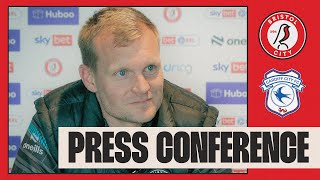 Mannings Cardiff City press conference 🗣️ [upl. by Lutim]