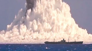 10 Underwater Nuclear Test Caught On Camera [upl. by Ameh960]