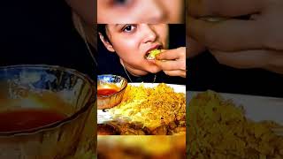 Mukbang Eating Chicken Lollpop Spicy ASMR Chicken Curry Chicken Pakodas With Rice And Salads Eating [upl. by Donalt]