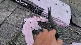 Roofing Quick tip Tuesday Roof Shingles peel the plastic or not [upl. by Kamilah]